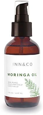 Inn&Co Highest Quality Organic Moringa Oil - 4 fl Oz - 100% Pure, Undiluted, Cold Pressed, And Un... | Amazon (US)