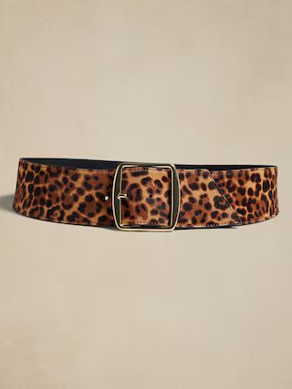 Baize Haircalf Leather Waist Belt | Banana Republic (US)