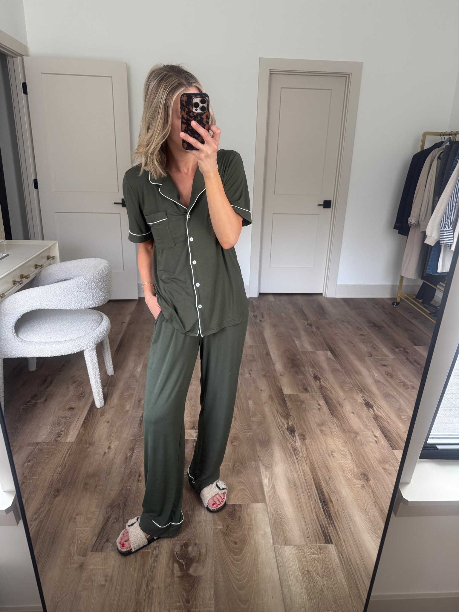 Bamboo Pajama Set, wearing tts small 

#LTKmomlife #LTKmorningroutine #LTKOver40