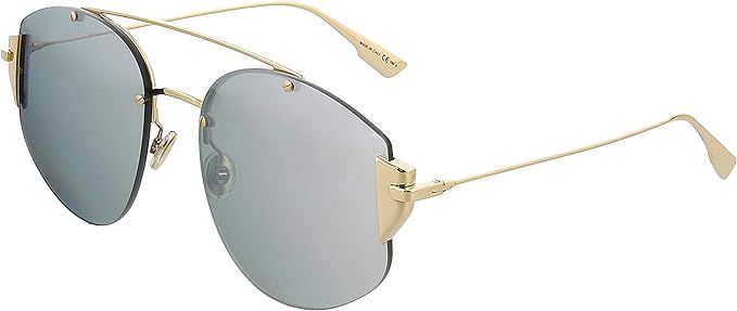 Dior Stronger Gold/Silver 58/18/145 Women Sunglasses | Amazon (US)