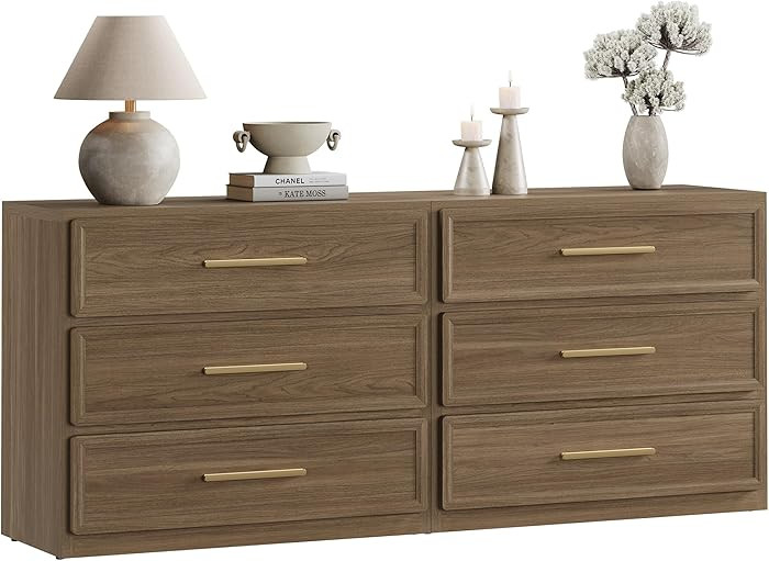 SICOTAS Night Stand Set 2 Oversized Extra Large Nightstands Set of 2 Tall Bedside Side Table with... | Amazon (US)