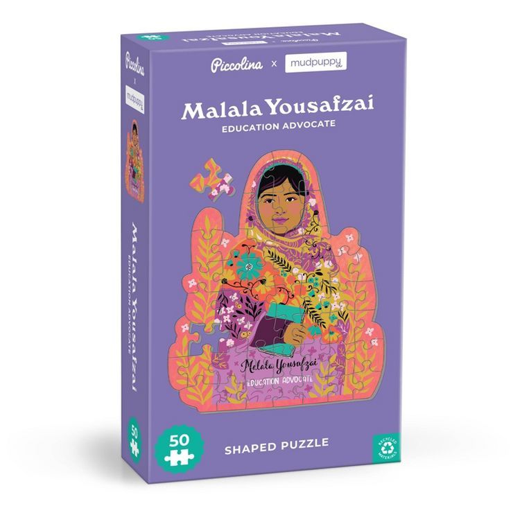 Piccolina Malala Yousafzai Kids' Jigsaw Puzzle - 50pc | Target