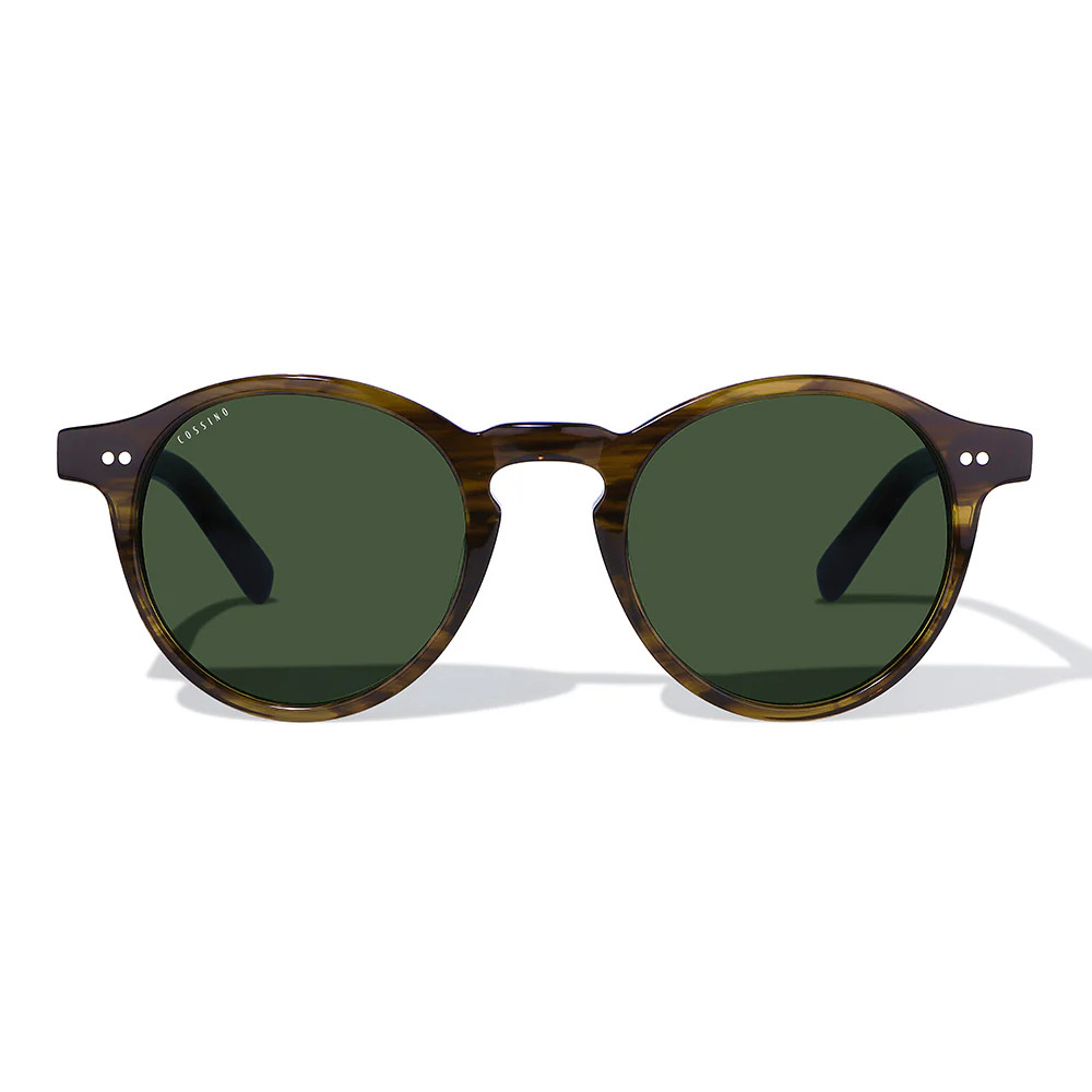 Belize Redon Round Acetate Sunglasses | Cossino