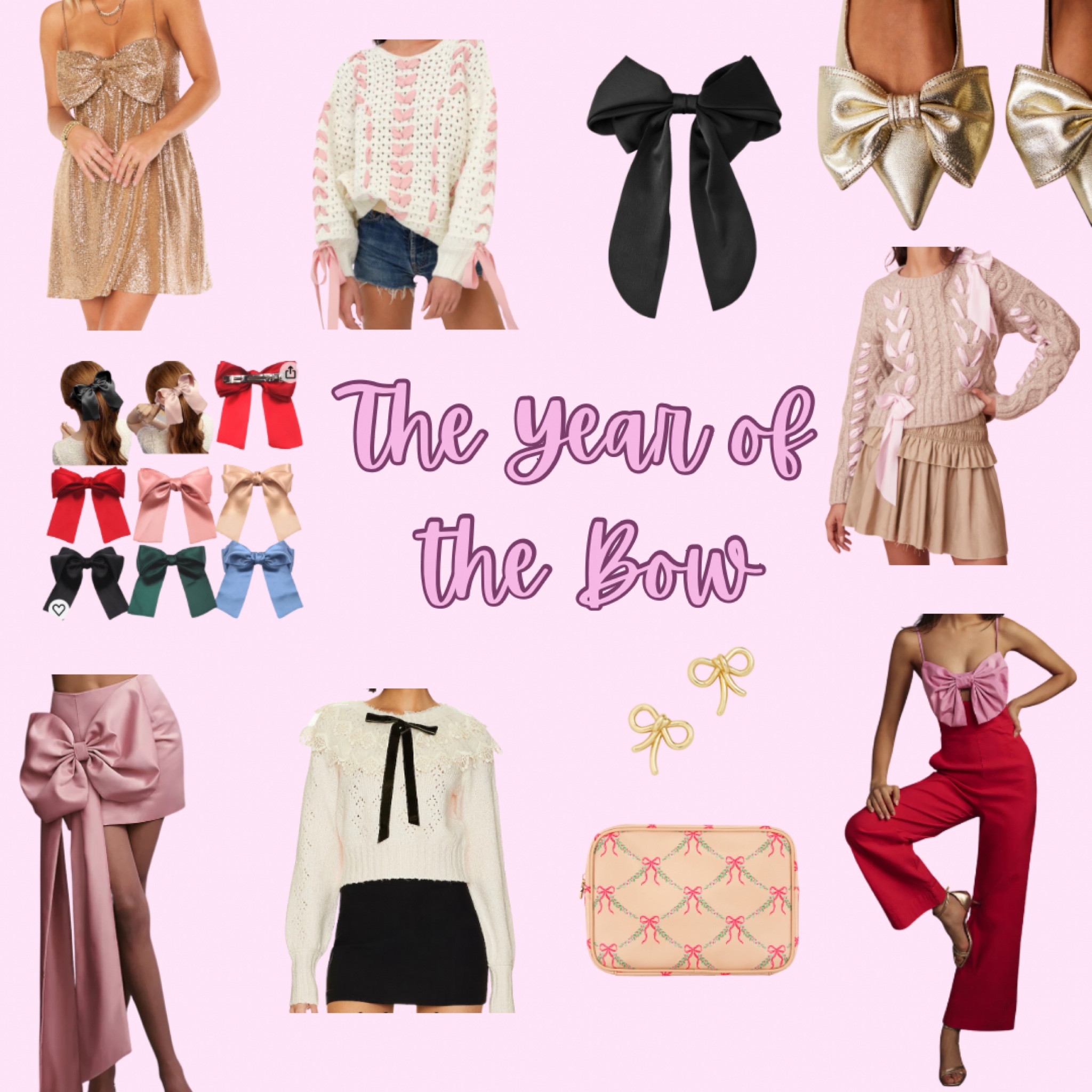 All of my favorite bow items now!! 🎀🩷🪩🥂 Get them before they are gone! 

#LTKstyletip #LTKparties