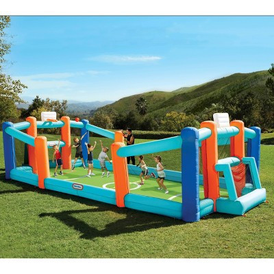 Little Tikes Huge Backyard Soccer & Basketball Court | Target