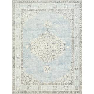 Livabliss Becki Owens Lila Denim Oriental 8 ft. x 10 ft. Indoor Area Rug S00161077030 - The Home ... | The Home Depot