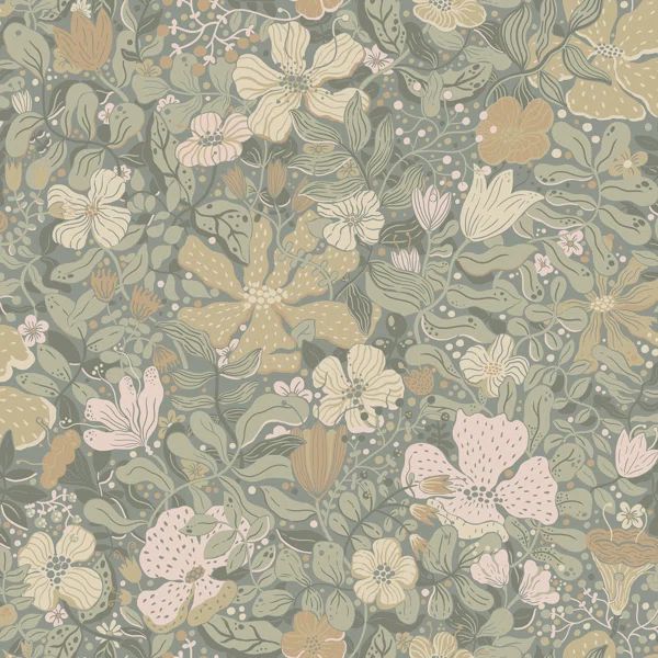 Harriette Floral Roll | Wayfair North America
