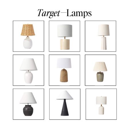 Target Table Lamps!