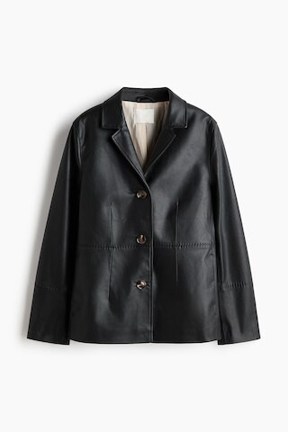 H & M - Coated Jacket - Black | H&M (US + CA)