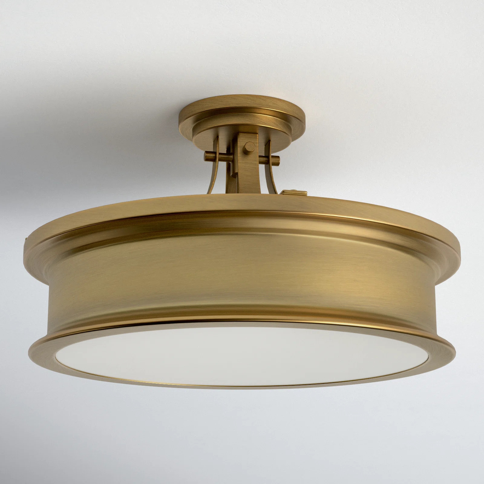 Rosanne Glass Semi Flush Mount | Wayfair North America