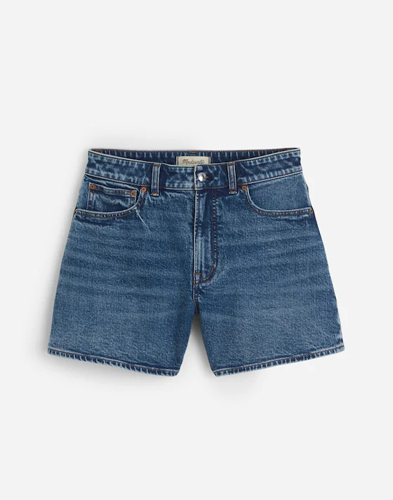 The Curvy Perfect Vintage Mid-Length Jean Short | Madewell