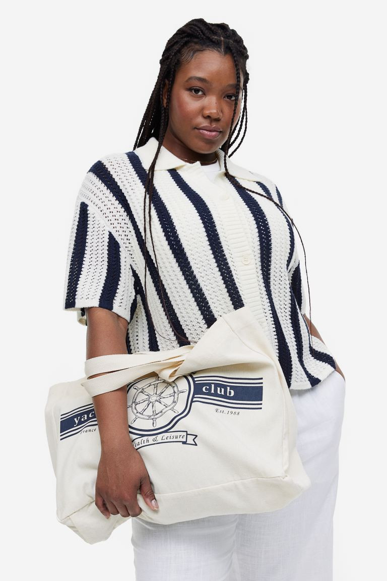 Printed Canvas Shopper | H&M (US + CA)
