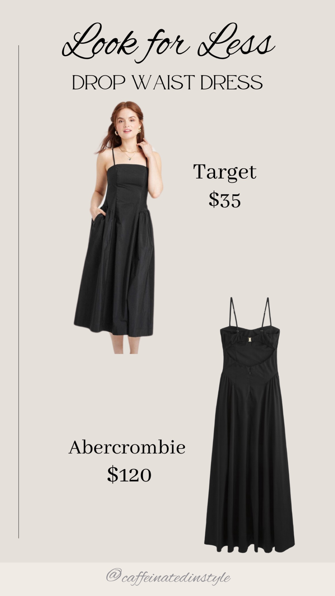 LOOK FOR LESS// drop waist style dress

This style is everywhere right now for Summer! The Target one is a great way to try out the trend without spending a lot 

#LTKStyleTip #LTKMidsize #LTKWedding