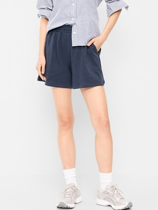High-Waisted Relaxed Shorts -- 5-inch inseam | Old Navy (US)