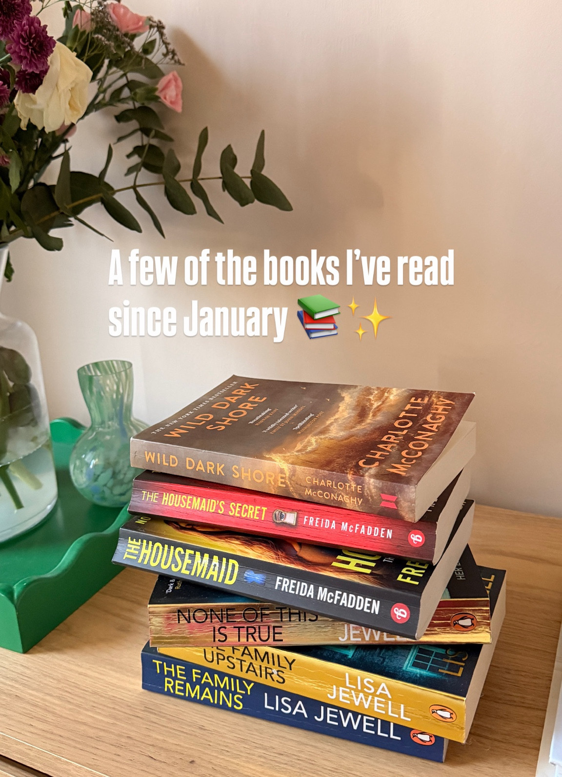 A few of the books I’ve read since January 📚✨

If you love a good psychological thriller, these are definitely worth adding to your list!

Any thriller recommendations for me? 👀
#books

#LTKuk