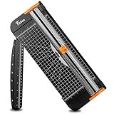 Firbon A4 Paper Cutter 12 Inch Titanium Paper Trimmer Scrapbooking Tool with Automatic Security S... | Amazon (US)