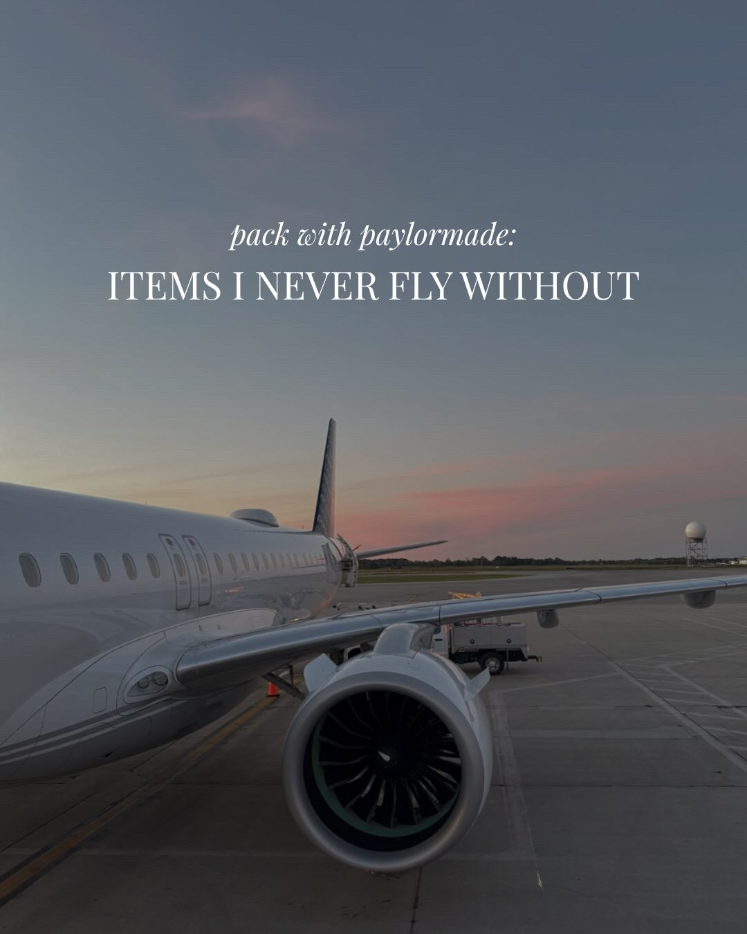 Packing with Paylormade: items we never fly without edition! ✈️