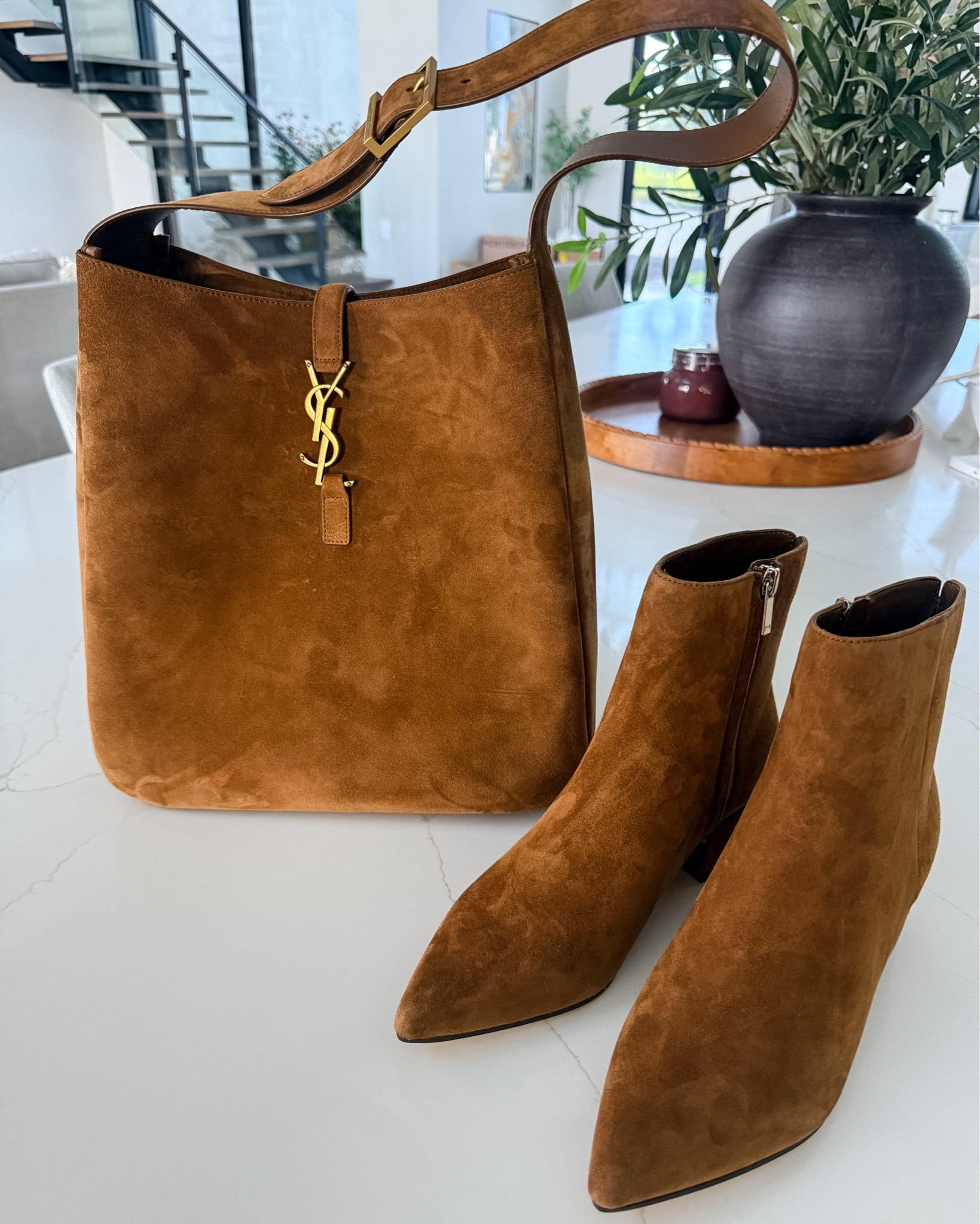 When the bag and the booties match, magic happens. ✨ This cognac suede YSL and matching pointed booties are the ultimate tonal fall moment.  Now I know these are both $$ so I rounded up a ton a fall shoes and bags to choose from.

#LTKgrwm #LTKSeasonal #LTKWorkwear