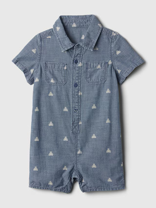 Baby Denim Shorty One-Piece | Gap (US)