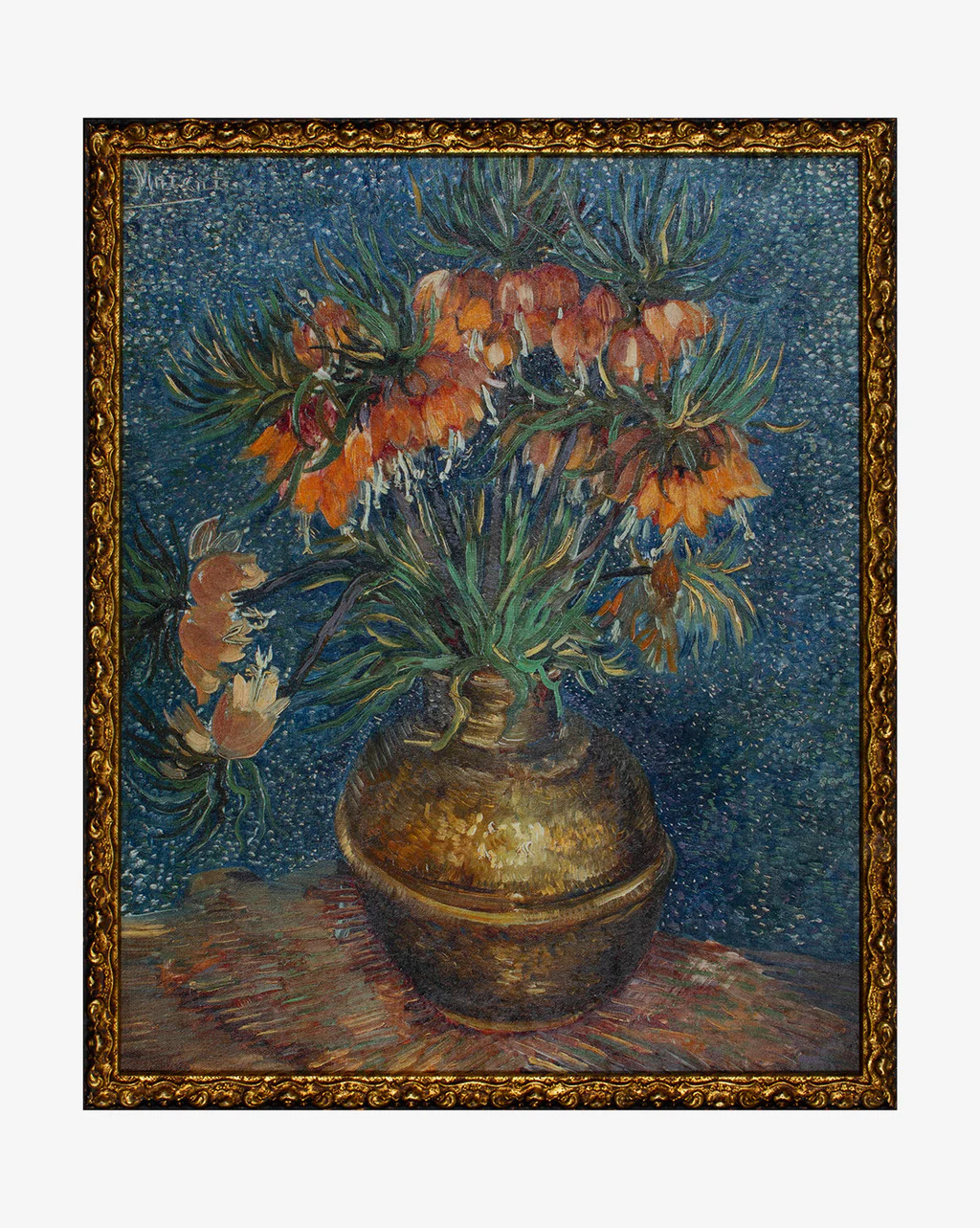 Fritillarias in a Gold Vase | McGee & Co.