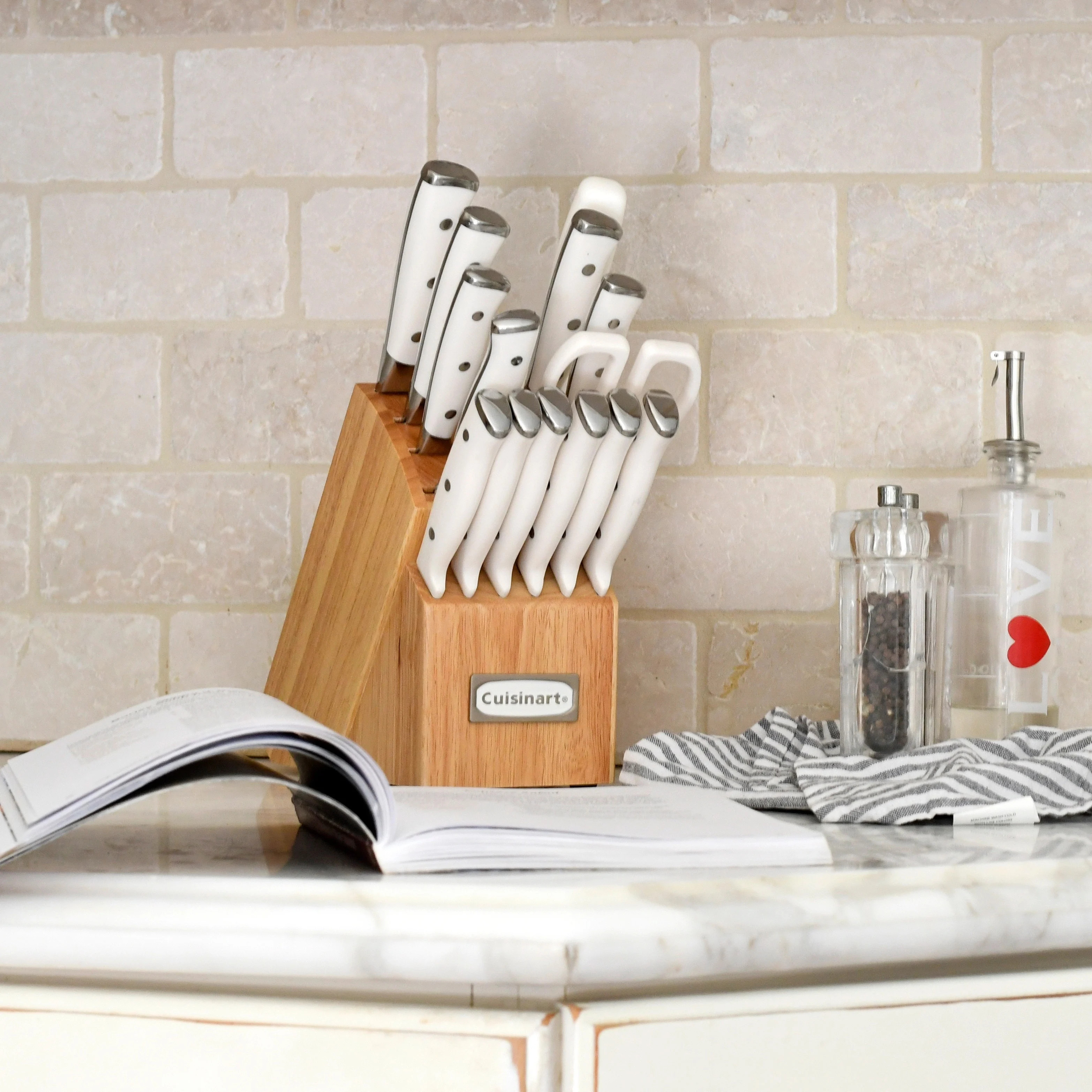 Triple Rivet 15 Piece Cutlery Set With Block | Cuisinart