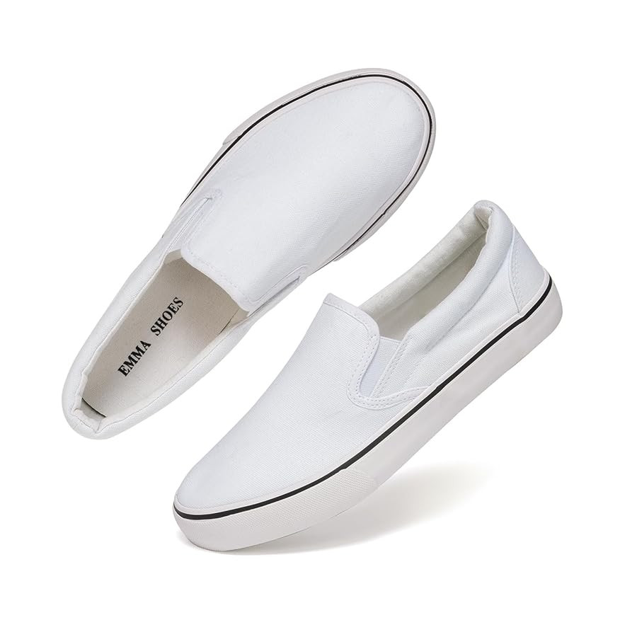 Low-Top Slip Ons Women's Fashion Sneakers Casual Canvas Sneakers for Women Comfortable Flats Brea... | Amazon (US)