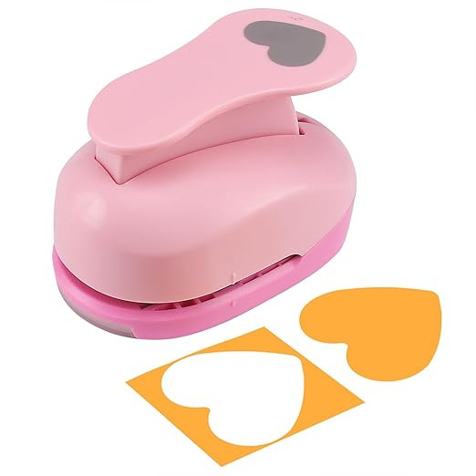 MyArTool 2 Inch Heart Paper Punch - Press Down to Punch Out a Clean, Even Heart Every Time - Perf... | Amazon (US)