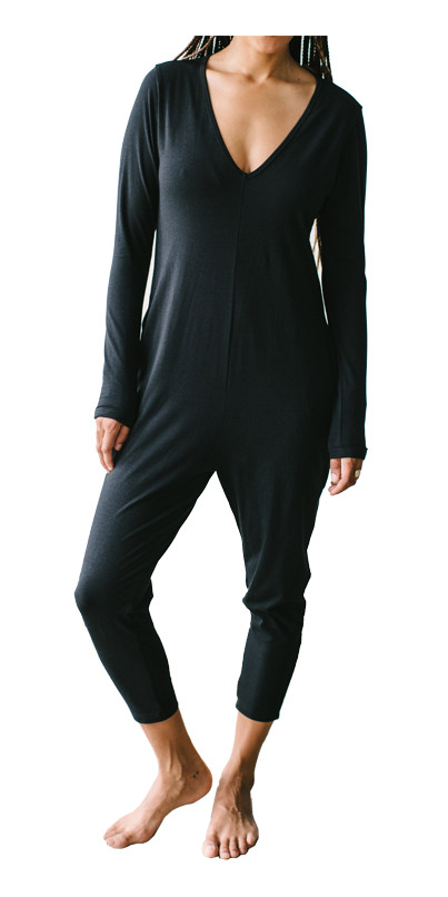Smash + Tess The Friday Romper Midnight Black | Well.ca