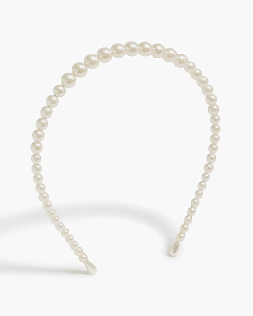 Pearl beaded headband | J.Crew Factory
