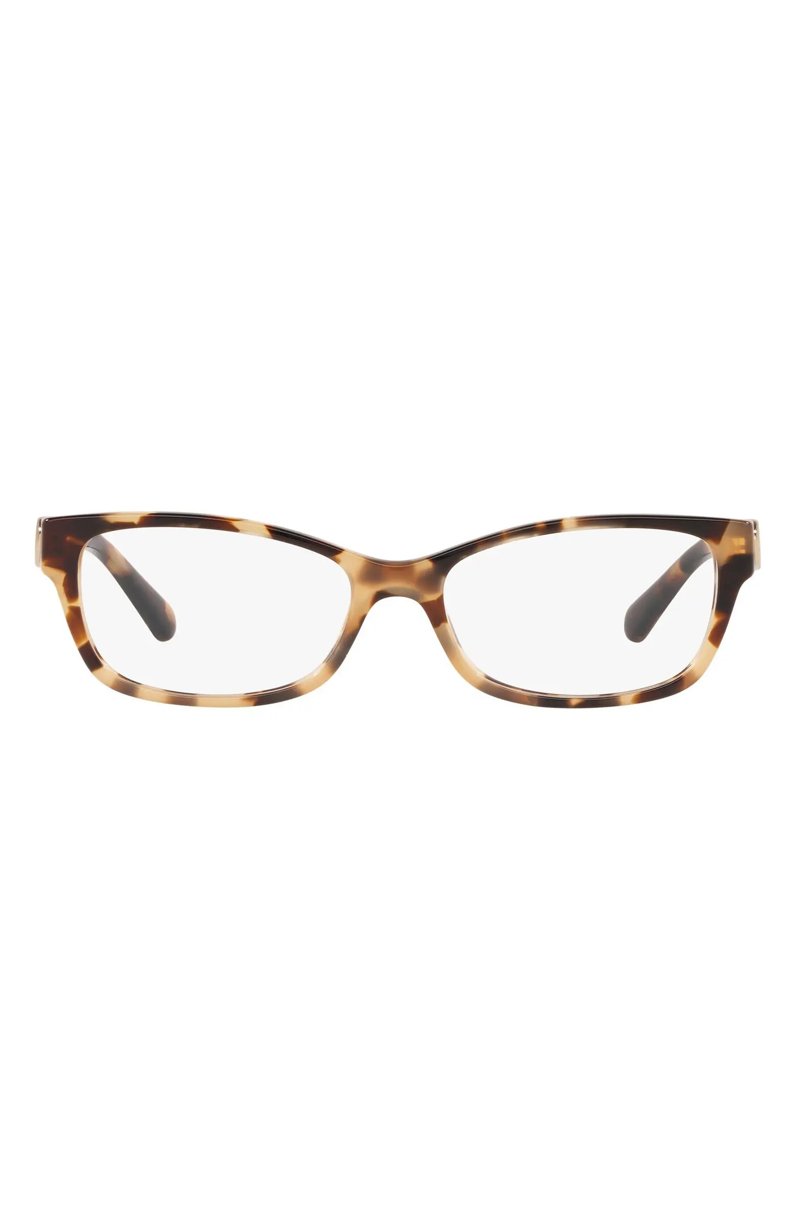 COACH 53mm Rectangular Optical Glasses | Nordstrom | Nordstrom