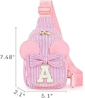 mibasies Easter Basket Stuffers for Toddler Girl Gifts, Initial Sling Bag, 4 Year Old Girl Birthd... | Amazon (US)