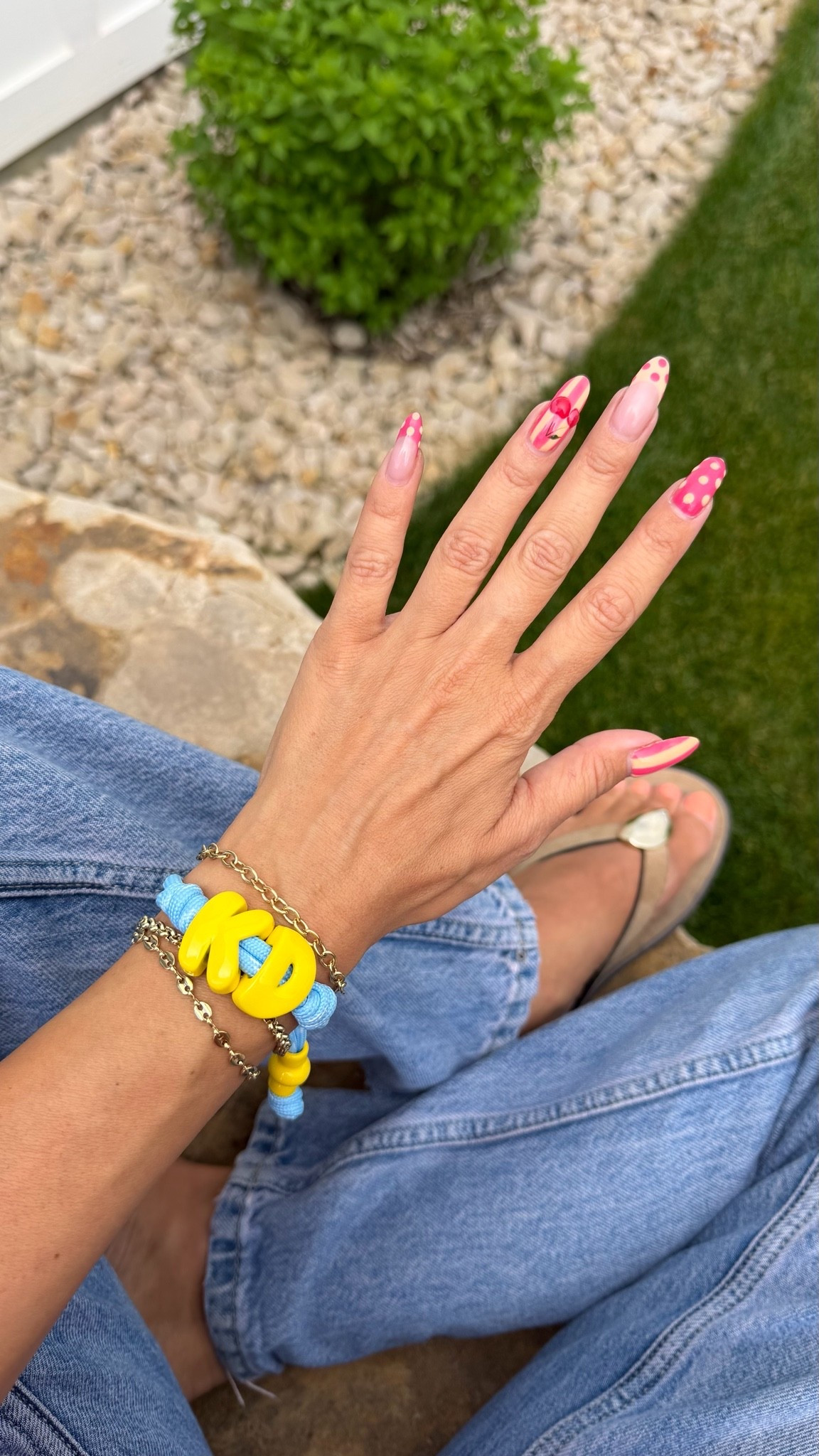 Initial Bracelets from Baublebar

#LTKootd