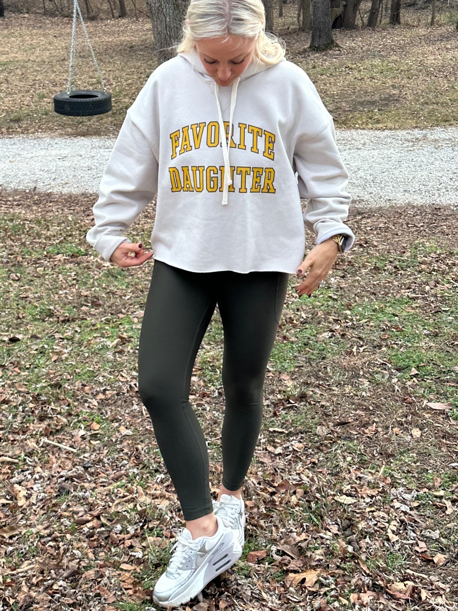 No caption needed! I had to get this! Super cute boxy fit, runs small! I’m in a Large
Old navy powersoft leggings are only $20 and in lots of colors!
Nike air max 270s are my FAV sneaker -they are platform style and go with everything!!! 30%’off right now and only $100!

#LTKootd #LTKGiftGuide #LTKgrwm