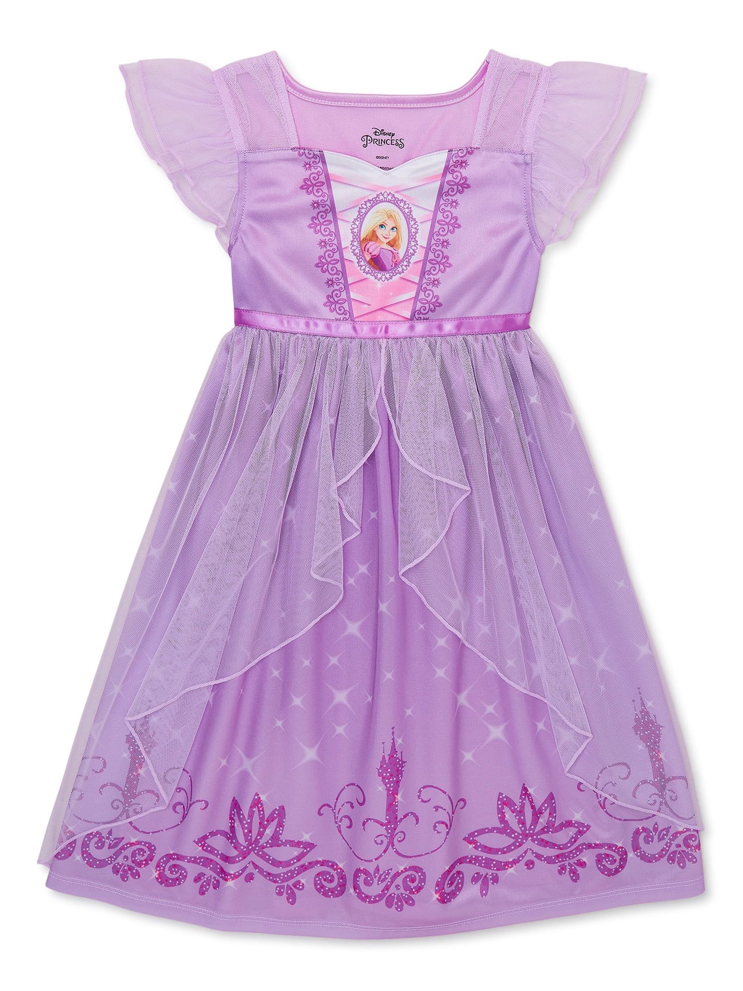 Toddler Girls Fantasy Nightgown, Sizes 2T-5T | Walmart (US)