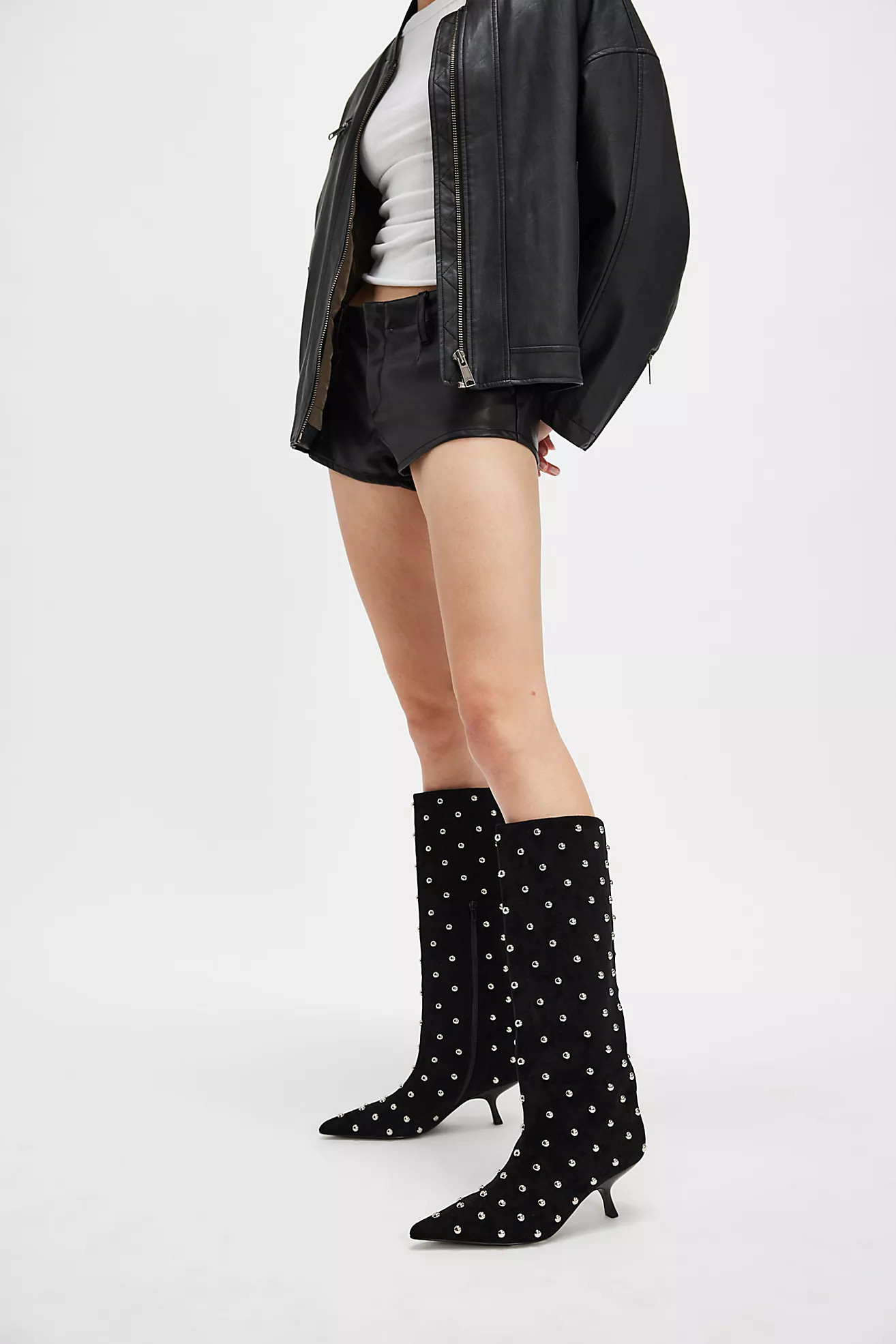 All Night Studded Kitten Boots | Free People (Global - UK&FR Excluded)