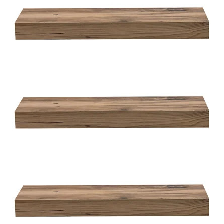 Gracie Oaks Finkle 3 Tier Floating Shelf | Wayfair North America