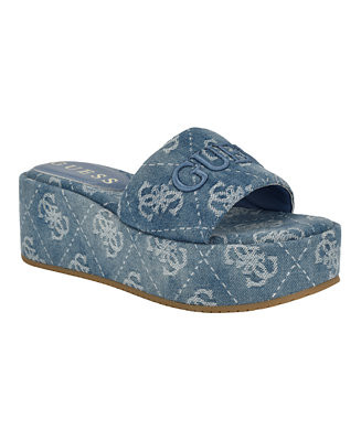 Women's Bintai Platform Slide Casual Wedge Sandals | Macy's