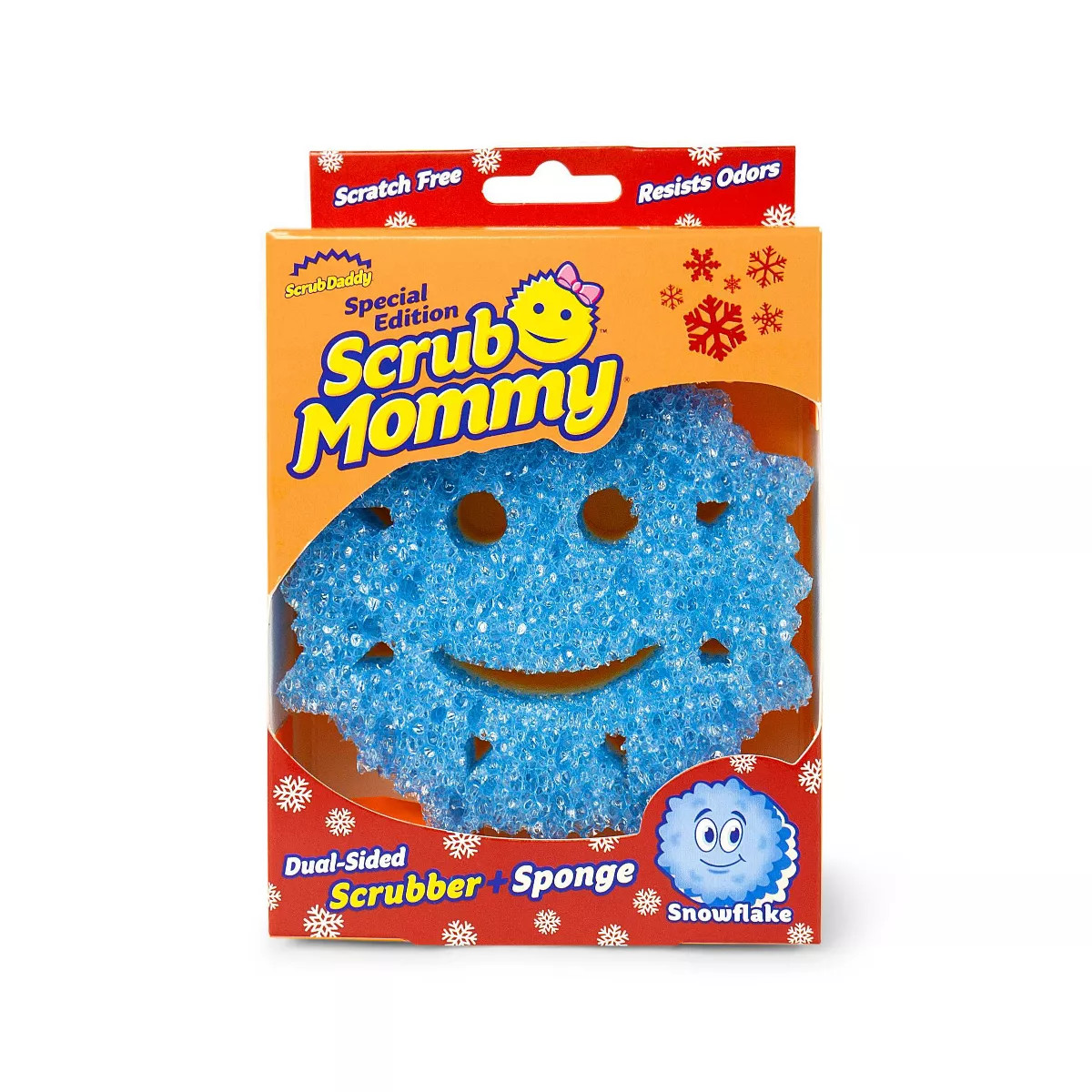 Scrub Daddy Special Edition Scrub Mommy Dual-Sided Scrubber + Sponge - Snowflake | Target