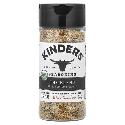 KINDER'S, Seasoning, The Blend, Salt, Pepper & Garlic, 3.5 oz (99 g) | iHerb