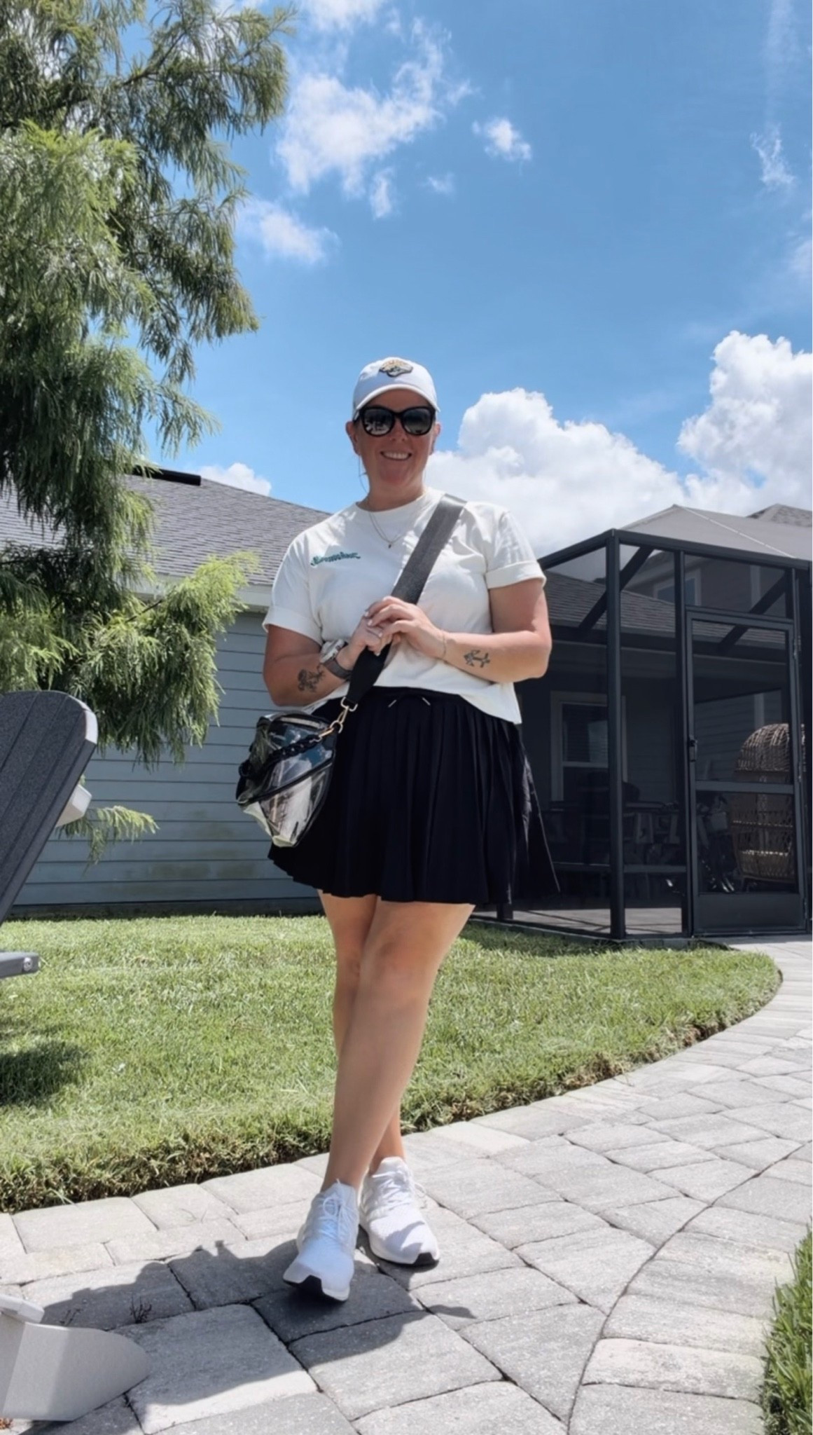 Football is back! 🩵🖤🐆

Let’s break down this perfect gameday look! The tee and hat are both ‘47 Brand and the tee runs TTS! The skirt is Vuori, it runs TTS and it’s on sale! Sneakers are Adidas and they were super comfy!

#LTKSaleAlert #LTKSeasonal #LTKTravel