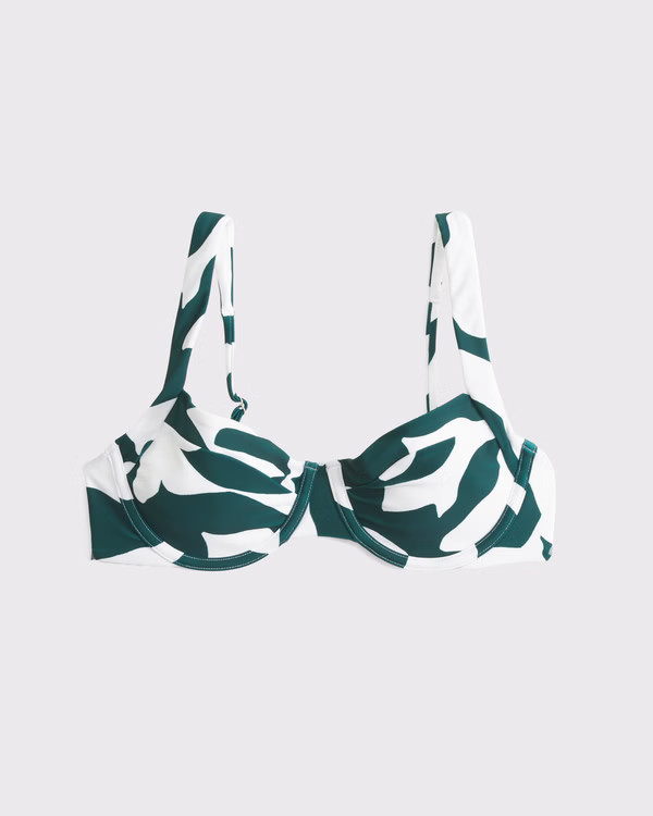 Wide Strap Underwire Bikini Top | Abercrombie & Fitch (US)