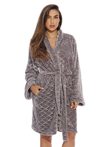 Just Love Kimono Robe / Bath Robes for Women, SizeMedium, Light Grey | Amazon (US)