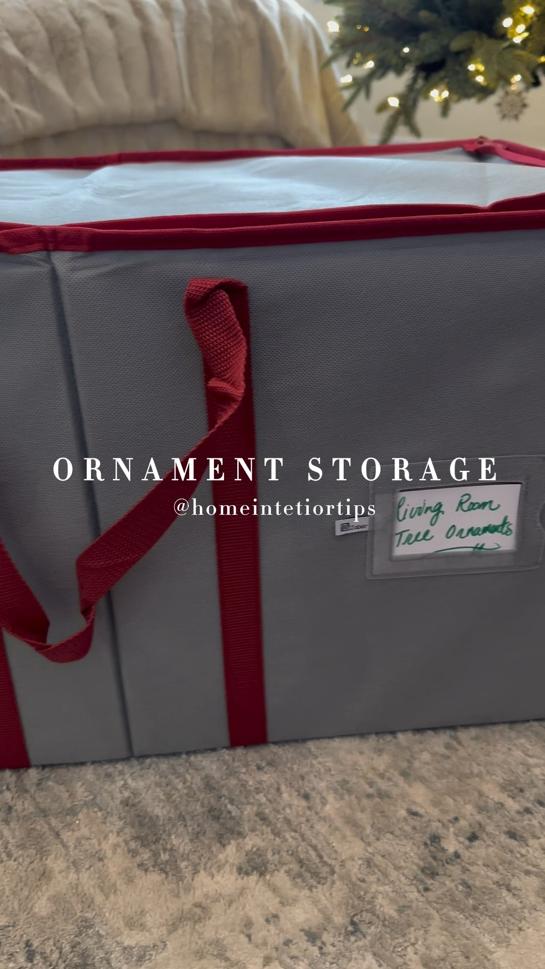 Ornament storage bins 

#LTKHome #LTKHoliday