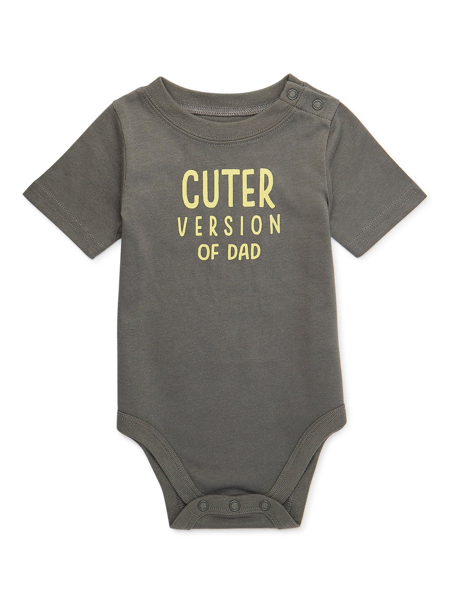 Garanimals Baby Boy Short Sleeve Graphic Bodysuit, Sizes 0-24 Months - Walmart.com | Walmart (US)