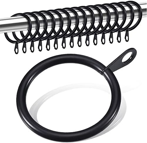 WANXIANG 20 pcs Metal Curtain Rings with Eyelet, 1-1/4 inch Inner Diameter,Fits Up to 1 Inch Rod ... | Amazon (CA)