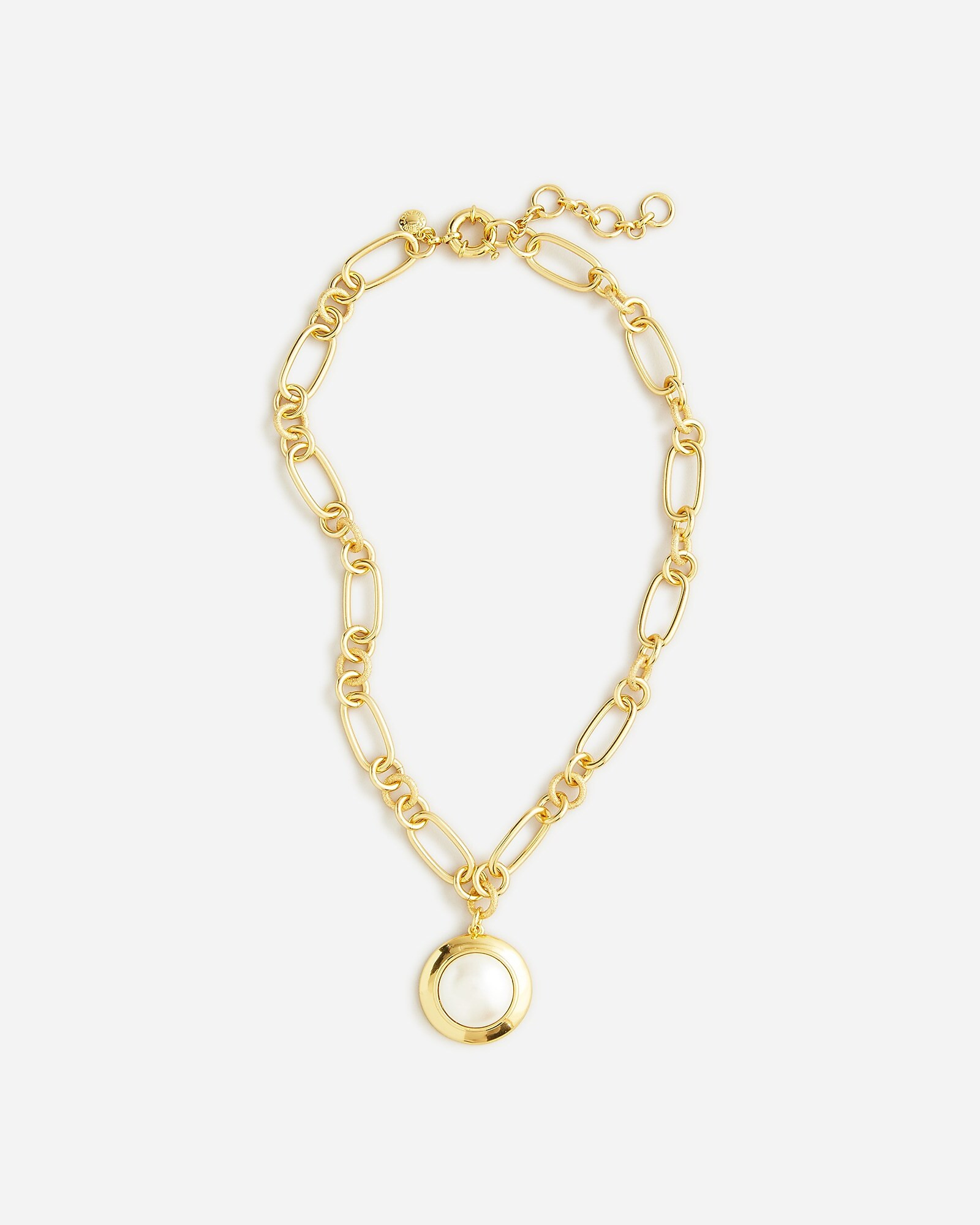Domed pearl pendant necklace | J. Crew US