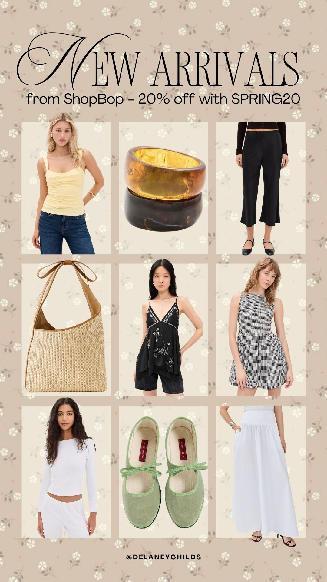 New arrivals on sale from ShopBop! SPRING20 gets you 20% off! 

 

#LTKgrwm #LTKootd #LTKSaleAlert