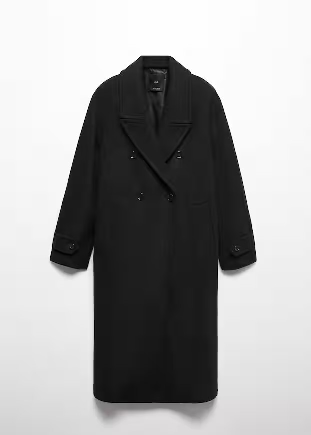 Oversize wool coat -  Women | Mango USA | MANGO (US)