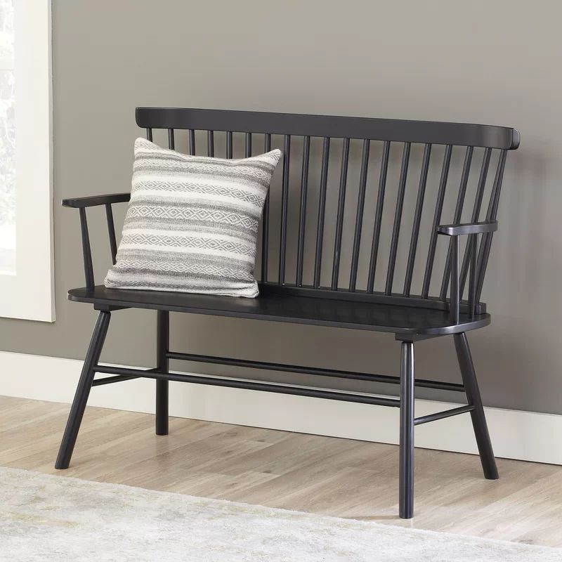 Spindle Solid Wood Bench | Wayfair North America