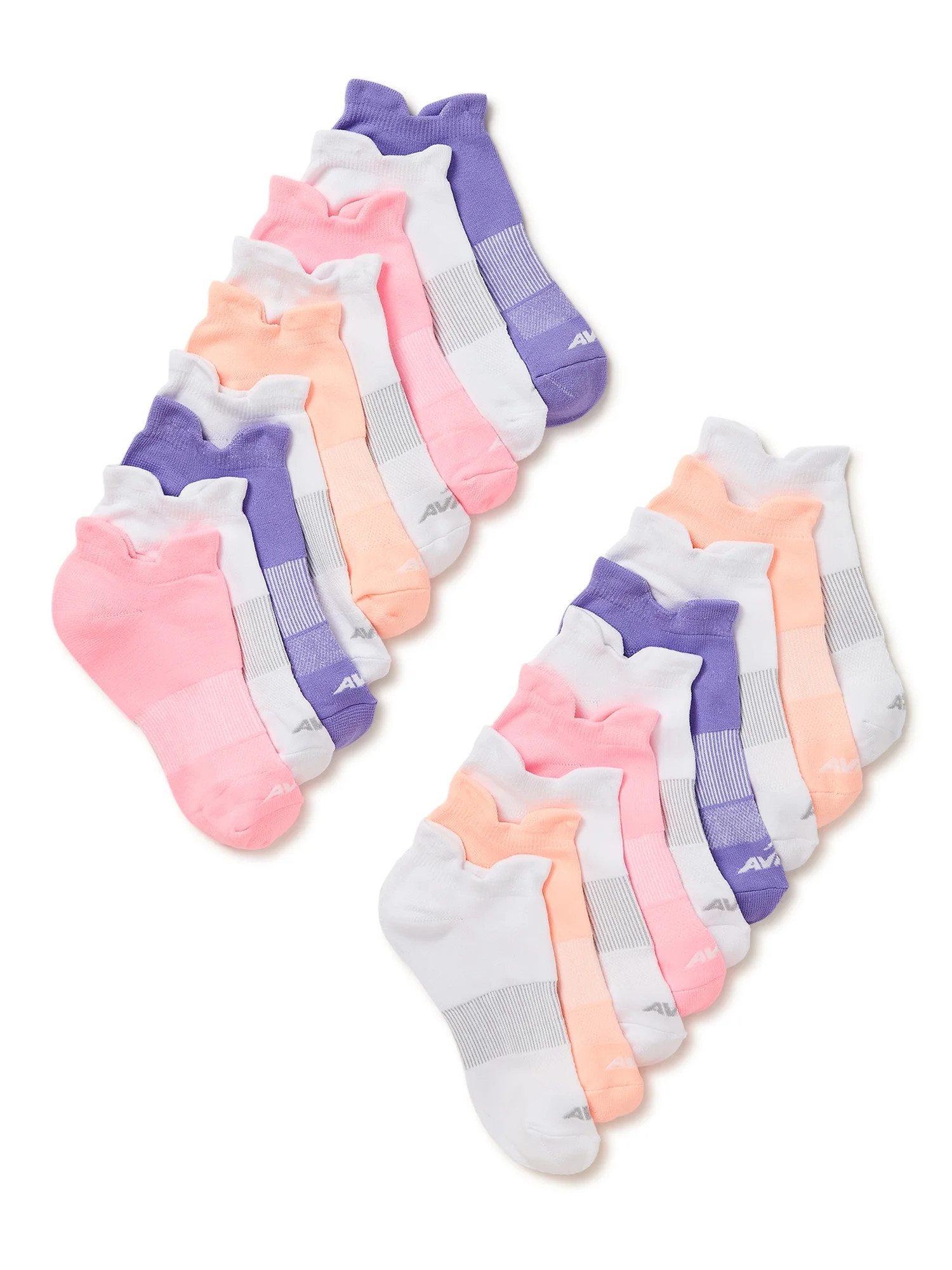 Avia Women's Pro-Tech Lightweight Lowcut Socks, 18-Pack | Walmart (US)